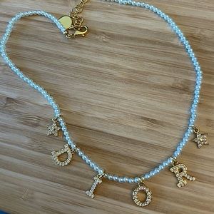 Dior pearl necklace